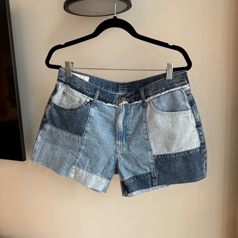 Gap Patchwork Denim Shorts